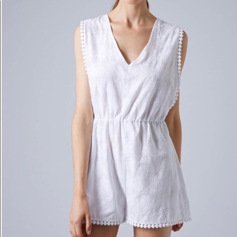 NWT Topshop Pineapple Print Romper